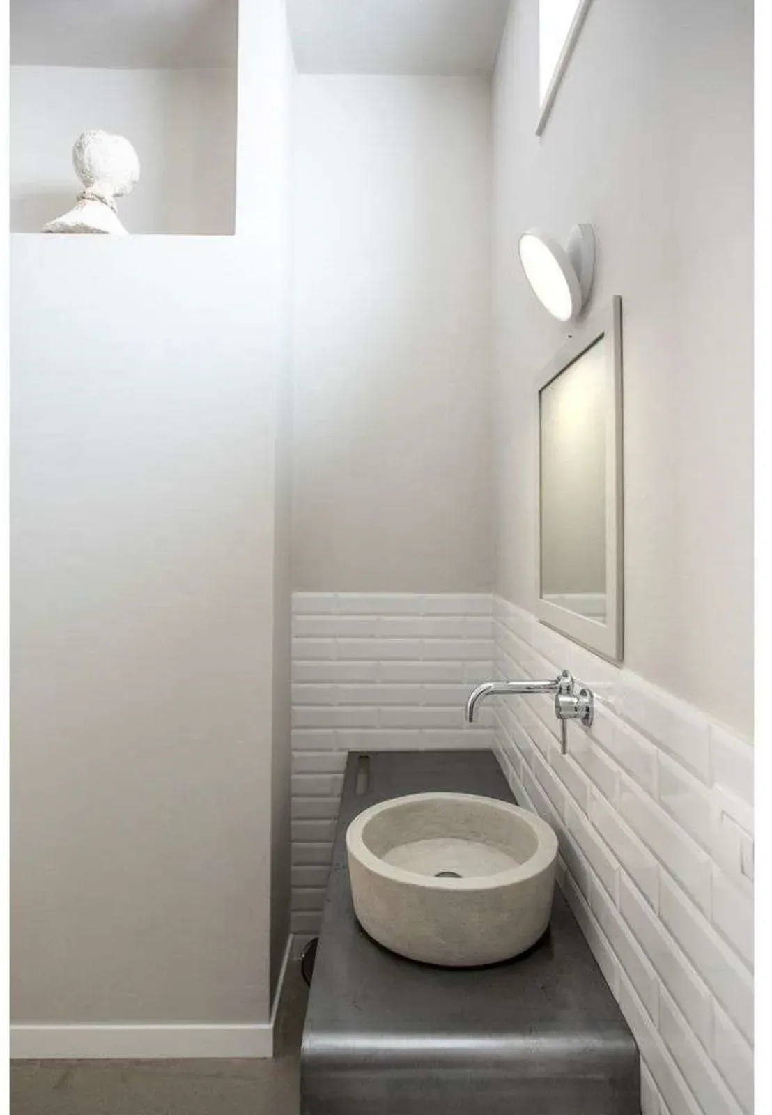 Wandleuchte Rotaliana, Weiß, für Wohnzimmer, Kunststoff - 4.7