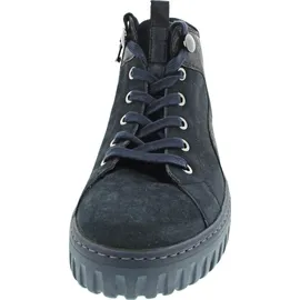 WALDLÄUFER H-Livia Schnürstiefel Blau - 41.5 EU Weit