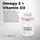 GymBeam Omega 3 + Vitamin D3 Kapseln 90 St.
