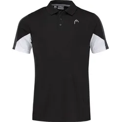 HEAD Herren Polo CLUB 22 Tech Polo Shirt M, black, XL