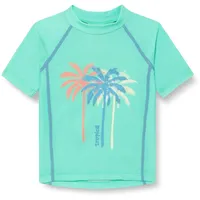 Playshoes UV-Schutz Shirt Unisex Kinder Schwimmshirt Badebekleidung, Palmen Mint,