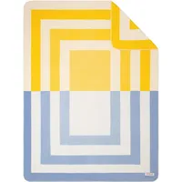 S.Oliver Wohndecke S.OLIVER s.Oliver", blau (blau, gelb), B:150cm L:200cm,