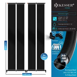 Kesser Solarkollektor für Pools 500 x 140 cm