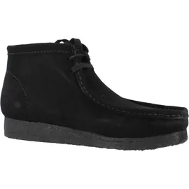 CLARKS Wallabee Boot Herren Schwarz 45