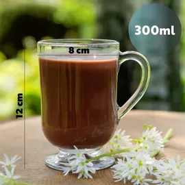 Kadax Kaffeegläser Set 0,3 l