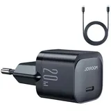 Joyroom JR-TCF02 USB-C PD 20W Wandladegerät + USB-C-Kabel – Mini-Fast-Charger