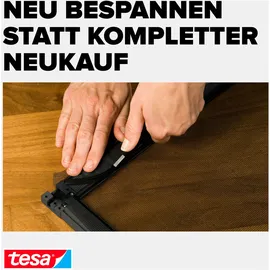 Tesa Insektenschutzgitter 100 x 120 cm Grau