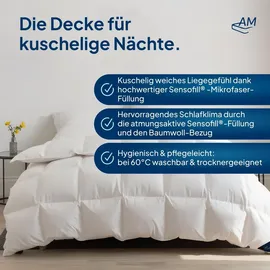 DormiGood AM Qualitätsmatratzen | Premium Mikrofaserdecken | Sommer | 135x200 cm | 135x200 | Decke aus 100% atmungsaktiver Microfaser