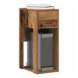 vidaXL Computerschrank mit Schublade Altholz-Optik 30x44x74 cm