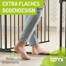 Bomi Türschutzgitter Merle Flatstep 63-217 cm Schwarz