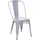 chefgastro Stapelstuhl Metall grau