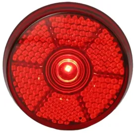 Fischer 85467 Erwachsene LED Blink- und Sicherheitslicht, rot, One Size