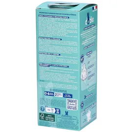 Dodie Babyflasche, Antikolik Sensation+, Grün, Luft, 270 ml, 0-6 Monate, flacher Sauger, Fluss 2, klein