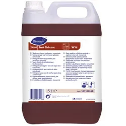 TASKI Sani Cid conc Saurer Sanitär-Unterhaltsreiniger, Saurer Sanitär-Unterhaltsreiniger für harte, säurefeste Oberflächen, 5 Liter - Kanister