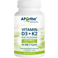 APOrtha Vitamin D3 5.000 IE + Natto Vitamin K2 MK-7 200 µg veg Tabletten 365 St.