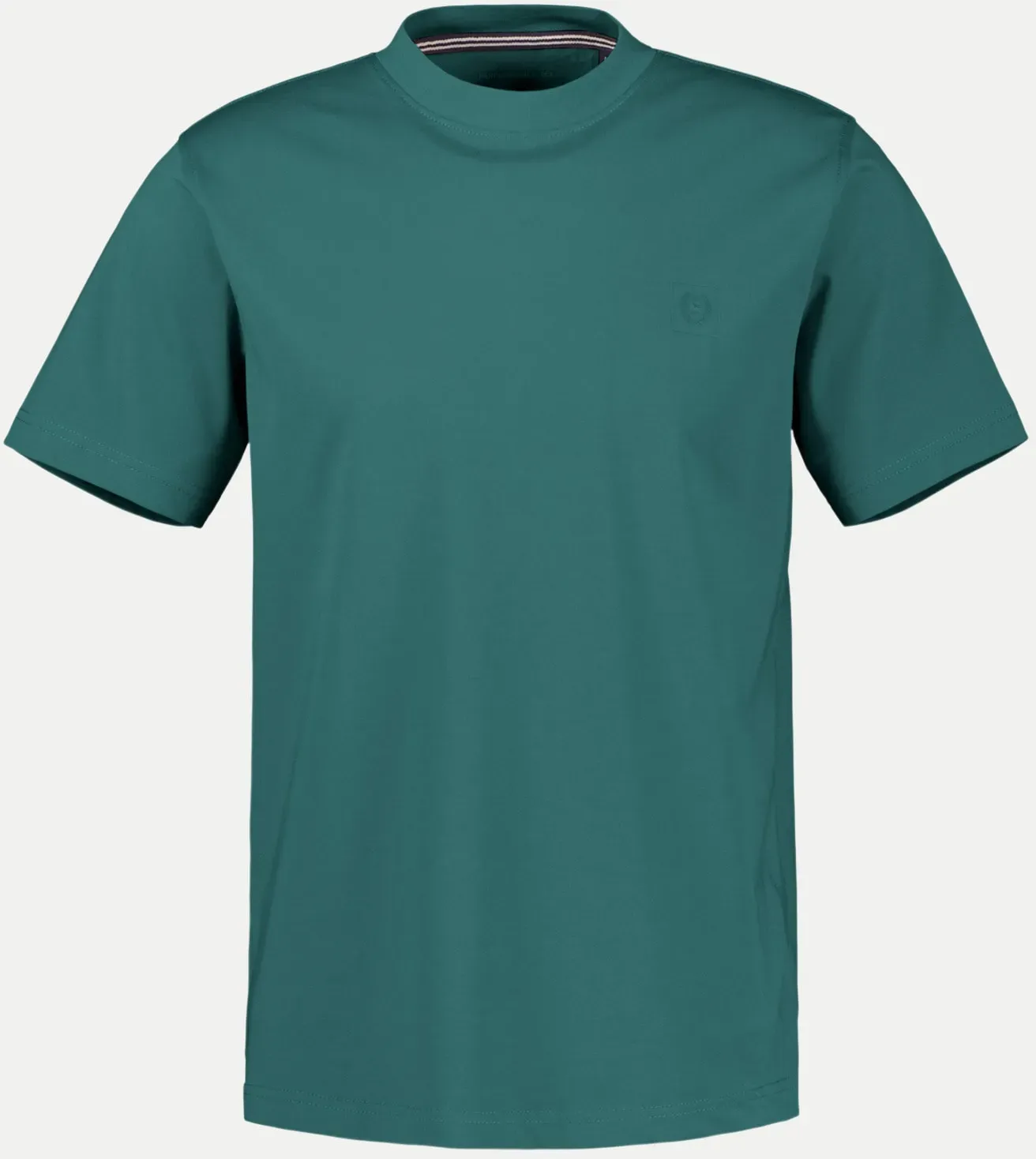 Basic-T-Shirt mit Logo Grün M
