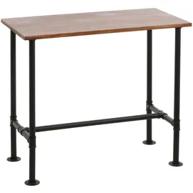 MCW Bartisch 108 x 120 x 61 cm Schwarz/Braun