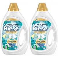 Weißer Riese Universal Gel Aromatherapie Floral Sensation Lotus 44WL (2x22 Waschladungen) Vollwaschmittel für strahlend saubere Wäsche wirkt riesig stark gegen Flecken schon ab 20° C 100% recycelbar*