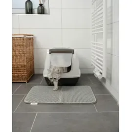 LIONTO Katzenstreumatte doppellagig 61x38 cm Grau