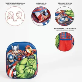 Marvel Avengers Kinder Rucksack Blau/Rot