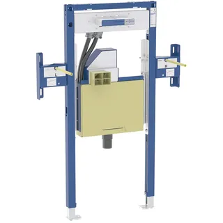Geberit Duofix Element für ONE Waschtisch und Wandarmatur teilhoch, mit UP Drehgeruchsverschluss, für Breite Waschtisch 75 cm, Montagezubehör,