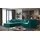 Fun Möbel Wohnlandschaft Sofa ANDRO Schlaffunktion und Hocker Stoff Fresh Dunkeltürkis