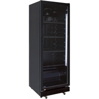 Getränkekühlschrank Gewerbekühlschrank 230l 1 Glastür 530x635x1442mm schwarz