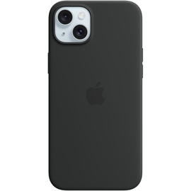 Apple Silikon Case mit MagSafe für iPhone 15 Plus schwarz