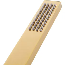 Beliani Handbrause Gold Metall Rechteckig Stab 1 Strahlart Modern Klassisch Duschkopf Badezimmer Stabhandbrause Stabbrause