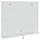 vidaXL Kosmetikspiegel, LED Schminkspiegel Weiß 58 x 10 x 47 cm Glas und Stahl