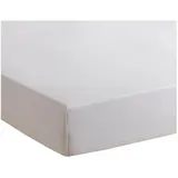 Traumschlaf Spannbettlaken Jersey-Baumwolle 120 x 200 - 130 x 200 cm weiß