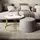 lookway Couchtisch LORI Grau Metall 70 x 49 x 70 cm