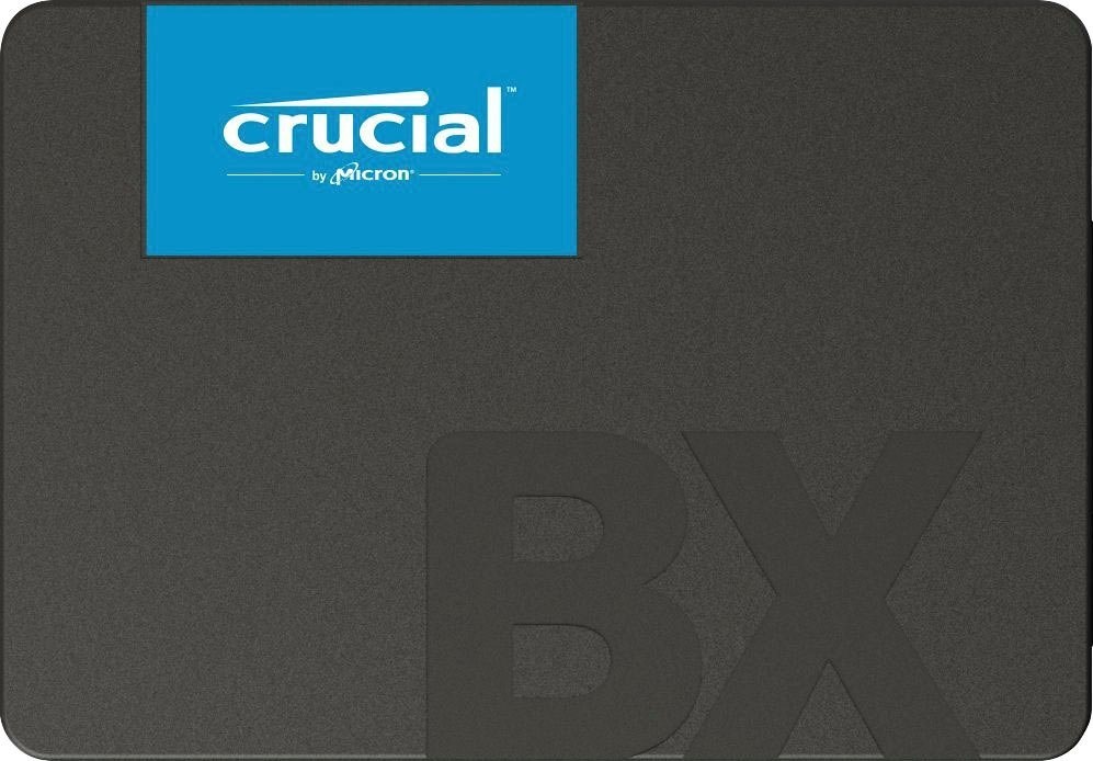 Crucial BX500 240GB 3D NAND SATA interne SSD (240 GB) 2,5" 540 MB/S Lesegeschwindigkeit, 500 MB/S Schreibgeschwindigkeit schwarz 
