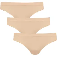 Jockey Seamfree Core Tanga 3 St. Beige XXL