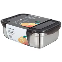 Lock & Lock Vorratsdose rechteckig silber 26,5 x 18,5 x 8,5 cm 2,7 l