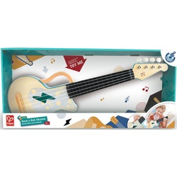 Hape Spielzeug-Musikinstrument Rock'n'Roll Lern-Ukulele blau|weiß