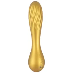 Sweet Smile Vibrator Flexible Swirl gold 