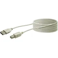 Schwaiger USB Anschlusskabel 2.0 Grau 3 m