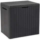 Auflagenbox  Gartenbox Balkon Gartenkiste Graphit UV Beständig Terrasse 113L