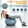 TRESKO Gymnastikball Cool-Grey-Blue 75 cm