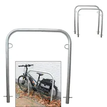Trutzholm Fahrradanlehnbügel 115 x 99 cm Stahl feuerverzinkt Ø 49 mm Grau