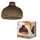 LEDVANCE Decor Cardboard Hat 1 E27 rund braun