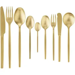 108 tlg. Besteckset ALEX GOLD, mit gold, matte PVD Beschichtung, Chromnickelstahl 18/10