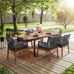 Gartentisch Kos Akaziefarben ca. 200x75x90cm