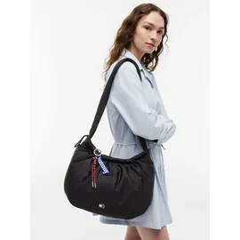 Tommy Hilfiger Icon Charms Hobo Schultertasche Synthetik Black