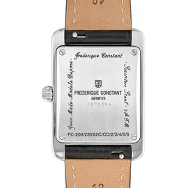 Frederique Constant Geneve Karree Damenarmbanduhr Leder 25 mm FC-235S2C6