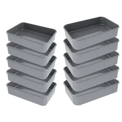 Chattentec FleischbeckenSet 5x 350x240x80 + 5x 470x300x100 mm  Edelstahl