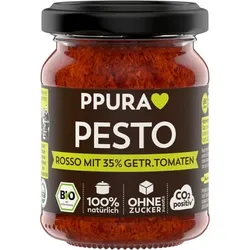 PPURA Pesto Rosso mit 35% getrockneten Tomaten bio