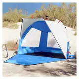 vidaXL Strandzelt 2 Personen Azurblau Quick Release Wasserdicht
