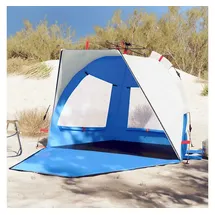 vidaXL Strandzelt 2 Personen Azurblau Quick Release Wasserdicht